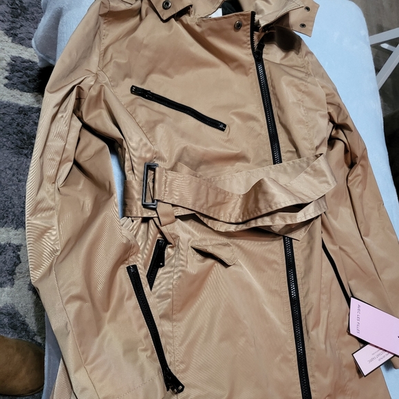 NWT Avec Les Filles moto trench M - Picture 5 of 8